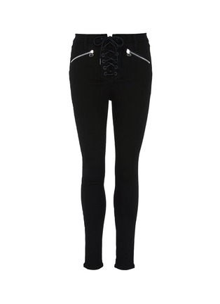 Main View - Click To Enlarge - RAG & BONE - 'Gia' lace-up skinny jeans