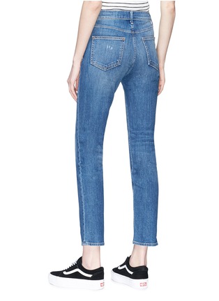 Back View - Click To Enlarge - RAG & BONE - 'Cigarette' distressed jeans
