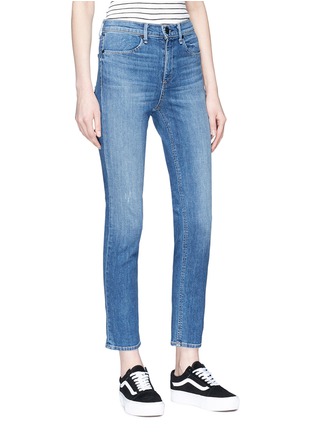 Front View - Click To Enlarge - RAG & BONE - 'Cigarette' distressed jeans