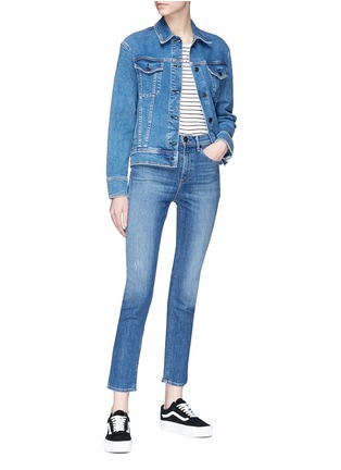 Figure View - Click To Enlarge - RAG & BONE - 'Cigarette' distressed jeans