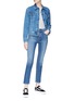 Figure View - Click To Enlarge - RAG & BONE - 'Cigarette' distressed jeans