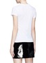 Back View - Click To Enlarge - RAG & BONE - Thunderbolt embroidered T-shirt
