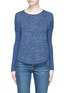 Main View - Click To Enlarge - RAG & BONE - 'Amelie' marl ribbed sleeve T-shirt