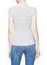 Back View - Click To Enlarge - RAG & BONE - 'All's Fair' slogan embroidered stripe knit T-shirt