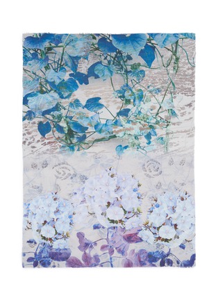 Main View - Click To Enlarge - FALIERO SARTI - 'Ortensia' floral print silk-modal scarf