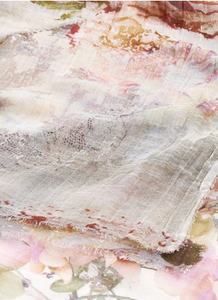Detail View - Click To Enlarge - FALIERO SARTI - 'Rosinella' floral print modal blend scarf