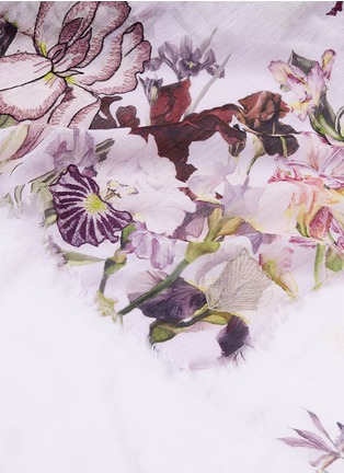 Detail View - Click To Enlarge - FALIERO SARTI - 'Fioraia' floral print cotton blend scarf