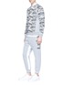 Figure View - Click To Enlarge - 73333 - 'Array III' knit panel neoprene sweatshirt