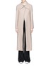Main View - Click To Enlarge - VICTORIA BECKHAM - Deep vent wool-cashmere melton open coat