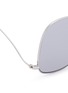 Detail View - Click To Enlarge - JINNNN - Sphere tip butterfly metal sunglasses