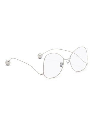 Figure View - Click To Enlarge - JINNNN - Sphere tip butterfly metal optical glasses