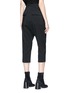 Back View - Click To Enlarge - RICK OWENS  - 'Cargo' drop crotch cropped suiting pants