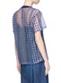 Back View - Click To Enlarge - SACAI - Lace organdy top