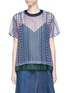 Main View - Click To Enlarge - SACAI - Lace organdy top