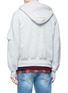 Back View - Click To Enlarge - SACAI - Oversized zip hoodie