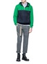 Figure View - Click To Enlarge - SACAI - Embellished belted wool pants