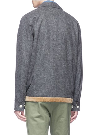 Back View - Click To Enlarge - SACAI - Embellished placket wool coach jacket