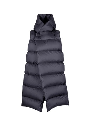 Main View - Click To Enlarge - RICK OWENS  - Hooded down puffer vest