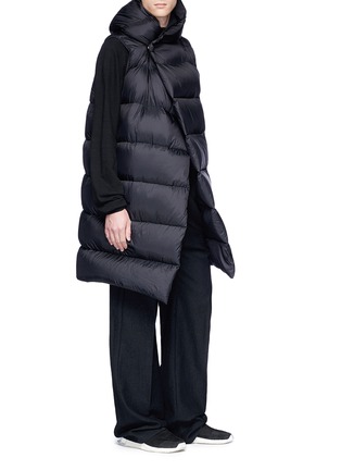 Figure View - Click To Enlarge - RICK OWENS  - Hooded down puffer vest