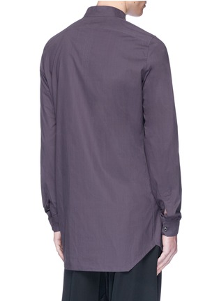 Back View - Click To Enlarge - RICK OWENS  - 'Faun' oversized shirt