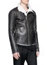 Front View - Click To Enlarge - RICK OWENS  - Lambskin leather jacket