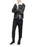 Figure View - Click To Enlarge - RICK OWENS  - Lambskin leather jacket