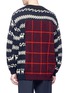 Back View - Click To Enlarge - DRIES VAN NOTEN - 'Tapio' mix intarsia oversized sweater
