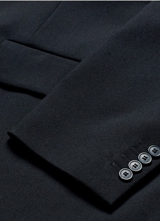 Detail View - Click To Enlarge - DRIES VAN NOTEN - 'Rayce' wool long blazer