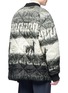Back View - Click To Enlarge - DRIES VAN NOTEN - 'Viktor' llama print oversized quilted bomber jacket