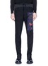 Main View - Click To Enlarge - DRIES VAN NOTEN - 'Payson' logo patch quilted outseam jogging pants