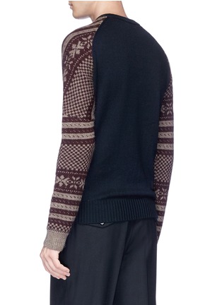 Back View - Click To Enlarge - DRIES VAN NOTEN - 'Tacos' Fair Isle jacquard sweater