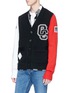 Detail View - Click To Enlarge - OPENING CEREMONY - Chenille patch unisex varsity cardigan