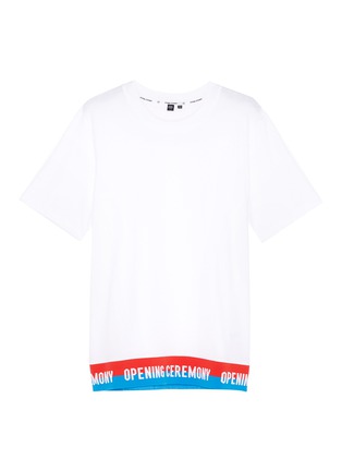 Main View - Click To Enlarge - OPENING CEREMONY - Logo jacquard unisex T-shirt