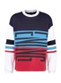 Main View - Click To Enlarge - OPENING CEREMONY - 'Charlie Cozy' colourblock logo print unisex sweatshirt