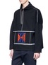 Detail View - Click To Enlarge - OPENING CEREMONY - 'Victor' logo appliqué unisex hoodie