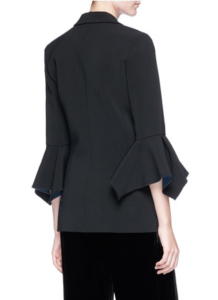 Figure View - Click To Enlarge - ROKSANDA - 'Andel' flared cuff cady blazer