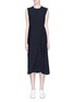 Main View - Click To Enlarge - UAL: CENTRAL SAINT MARTINS | PHVLO - Drawcord ruched jersey midi dress