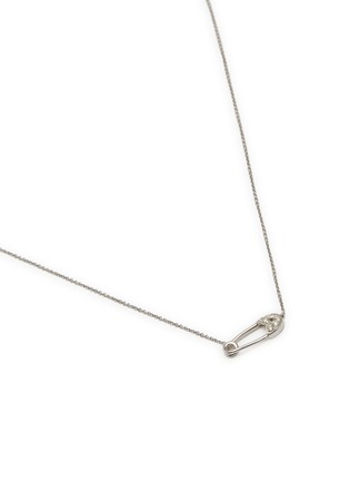 Figure View - Click To Enlarge - BAO BAO WAN - Safety Pin' diamond 18k white gold pendant necklace