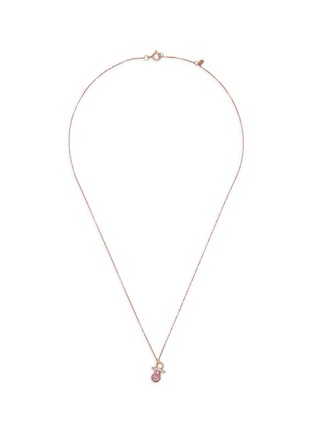 Main View - Click To Enlarge - BAO BAO WAN - Pacifier' diamond sapphire 18k rose gold pendant necklace