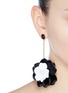 Figure View - Click To Enlarge - OSCAR DE LA RENTA - Petunia petal long drop earrings