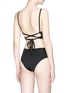 Back View - Click To Enlarge - 73318 - Bow cutout front one-piece swimsuit