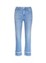 Main View - Click To Enlarge - 3X1 - 'Higher Ground Slim Crop' let-out cuff jeans