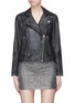Main View - Click To Enlarge - TOPSHOP - Leather biker jacket