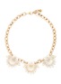 Main View - Click To Enlarge - LULU FROST - 'Alesia' freshwater pearl floral chain necklace