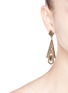 Figure View - Click To Enlarge - LULU FROST - 'Odeon' glass crystal gemstone statement drop earrings