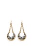 Main View - Click To Enlarge - LULU FROST - 'Laumière' glass crystal gemstone drop earrings