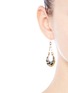 Figure View - Click To Enlarge - LULU FROST - 'Laumière' glass crystal gemstone drop earrings
