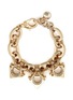 Main View - Click To Enlarge - LULU FROST - 'Avron' crystal pavé cutout triangle charm bracelet