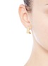 Figure View - Click To Enlarge - LULU FROST - 'Avron' glass crystal pavé cutout stud earrings