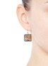 Figure View - Click To Enlarge - LULU FROST - 'Pyramides' amazonite glass crystal earrings